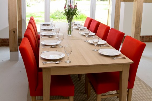 extended dining room table home taper