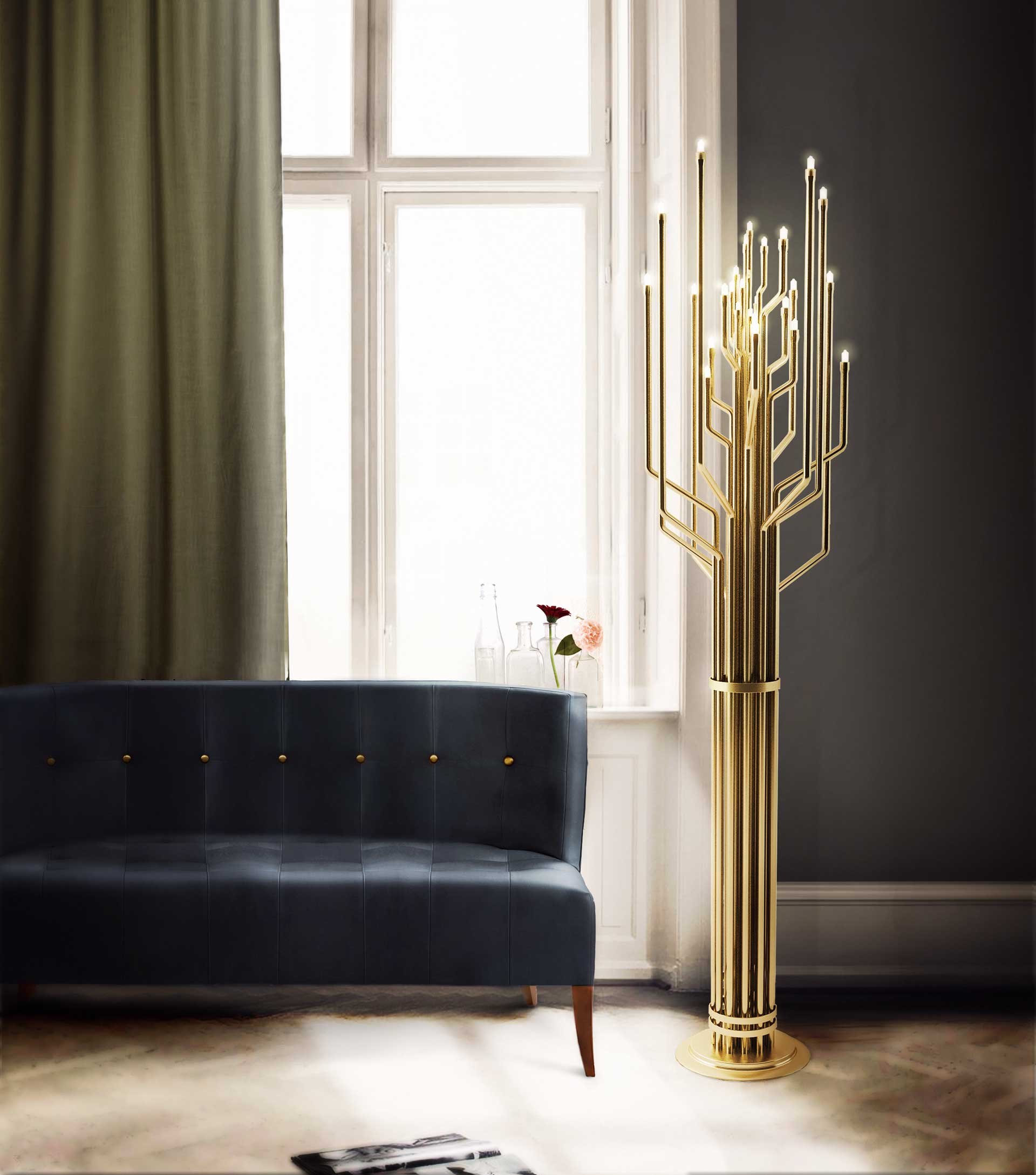 Minimalist Lamp Interior Design with Simple Decor