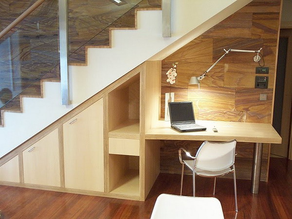 Desk Under Stairs Design Ideas Office Under Staircase