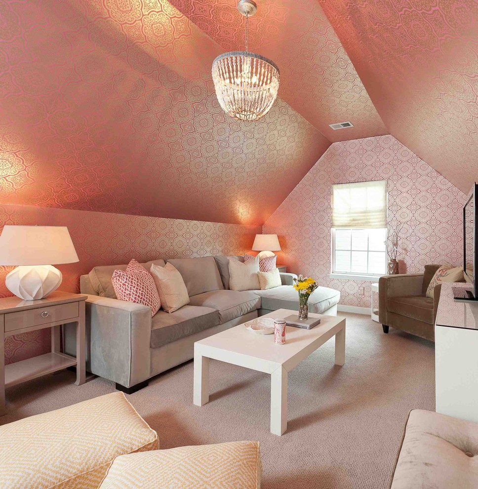 Nifty ideas for the attic living room