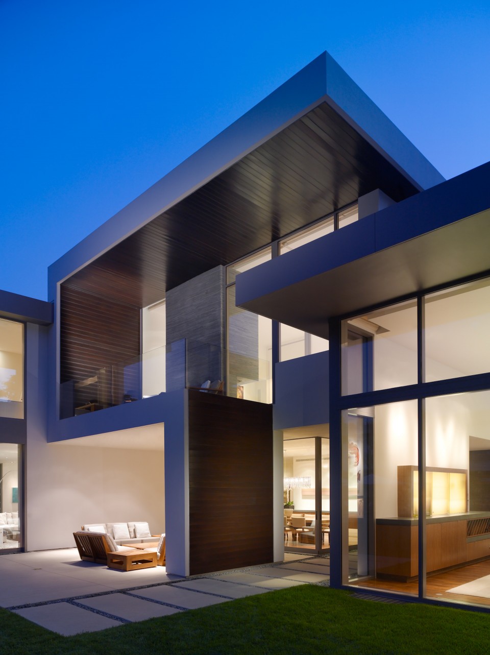 residence brentwood angeles los luxury contemporary modern facade architects belzberg architecture minimalist houses california roof super exteriors casas homes casa