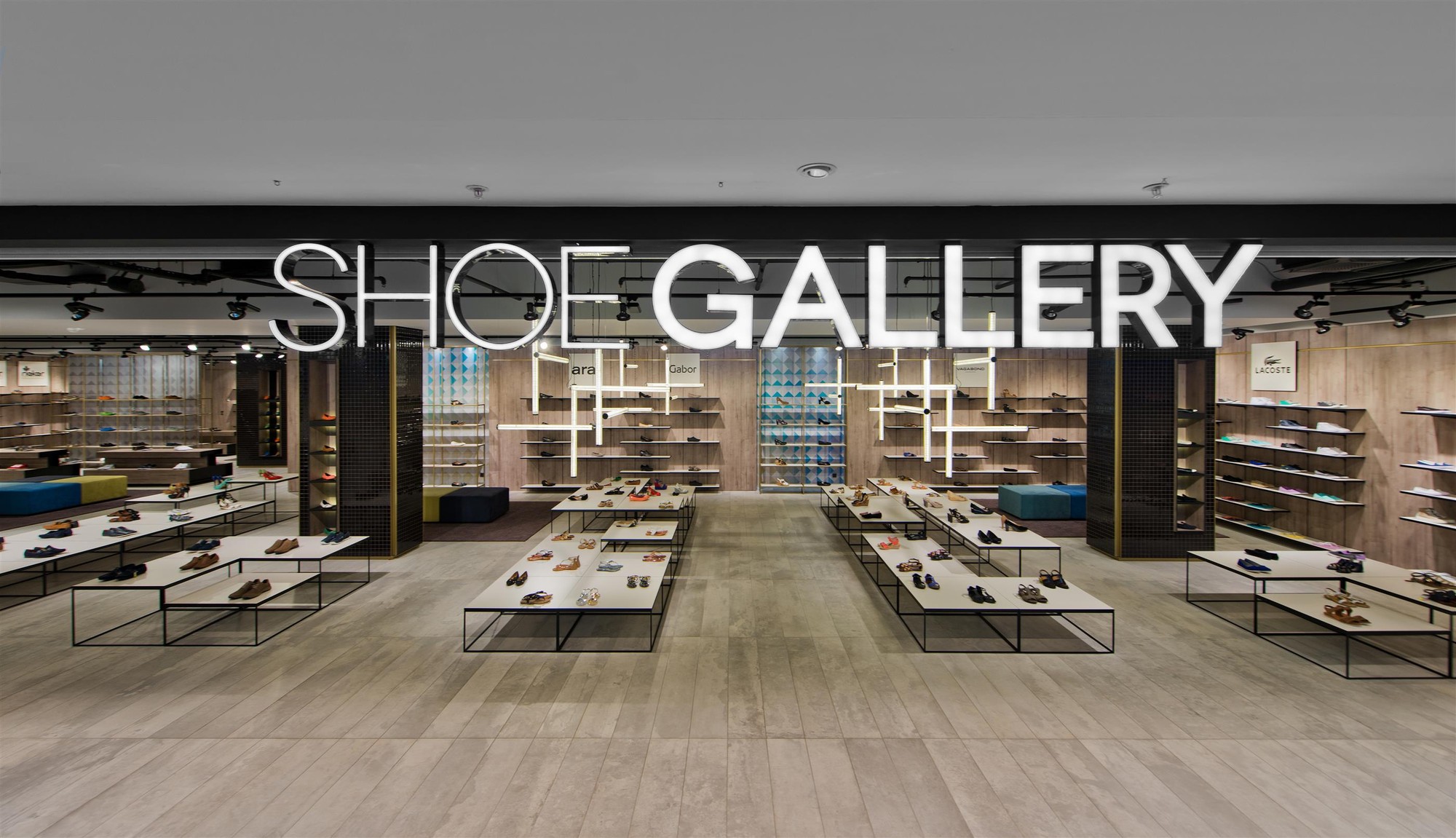 the shoe store