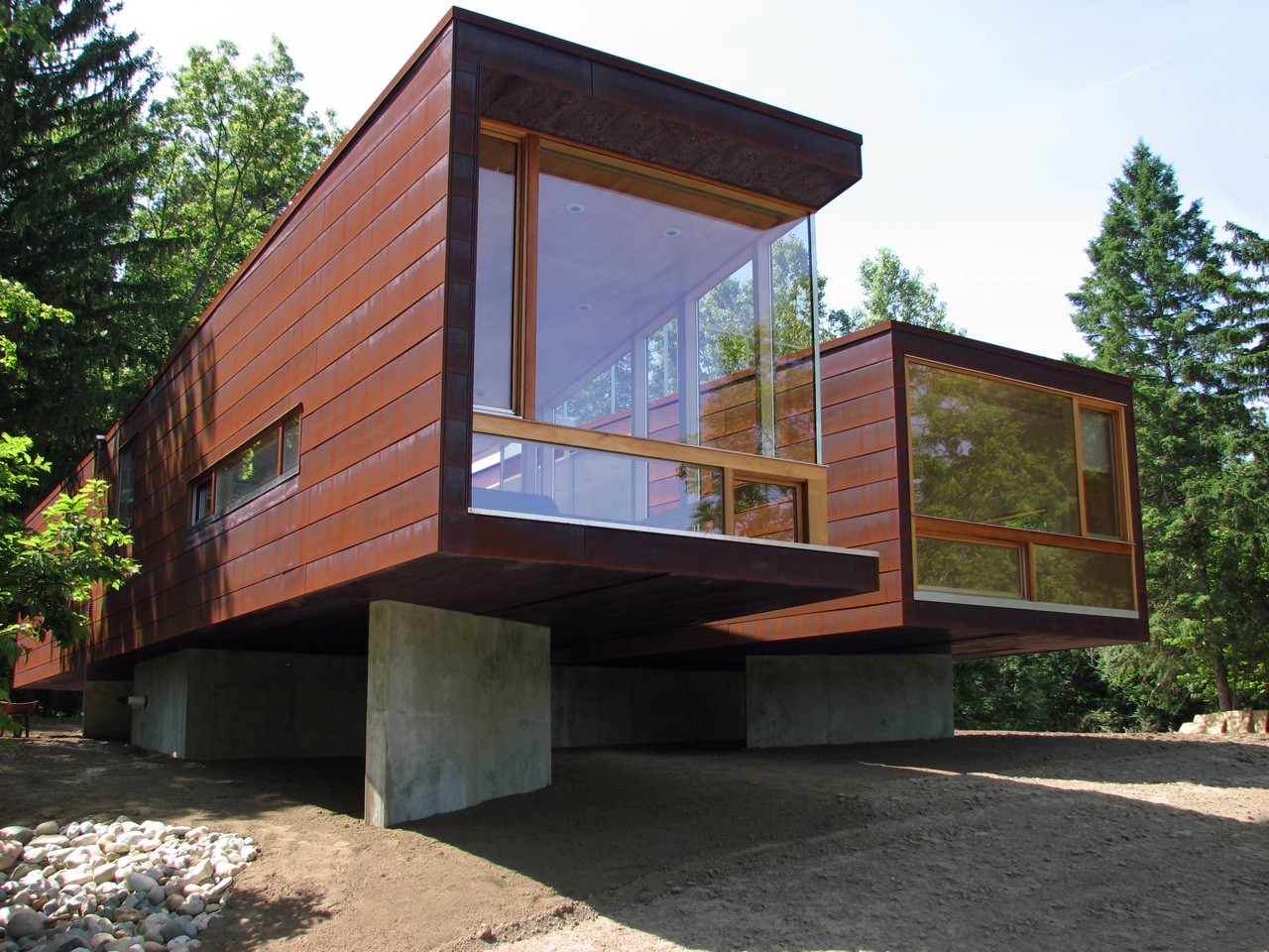 Eco Friendly Home Design Ideas The Ko Cottage In Michigan Us within Home Design Michigan