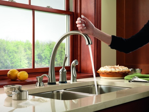 delta pilar kitchen faucet