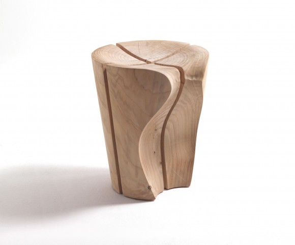 solid wood delta stool