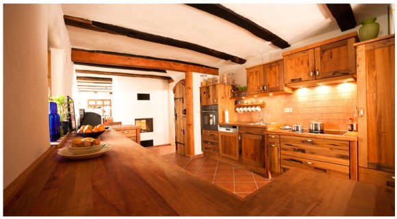 wood oak kitchen
