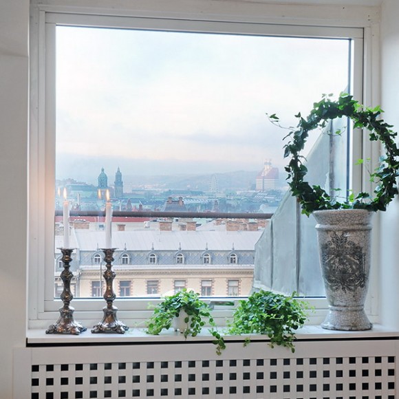 decorating window sill