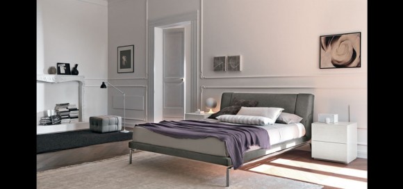 drop upholstered bed