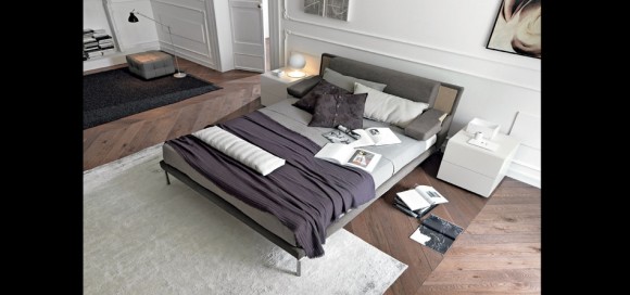 drop upholstered bed