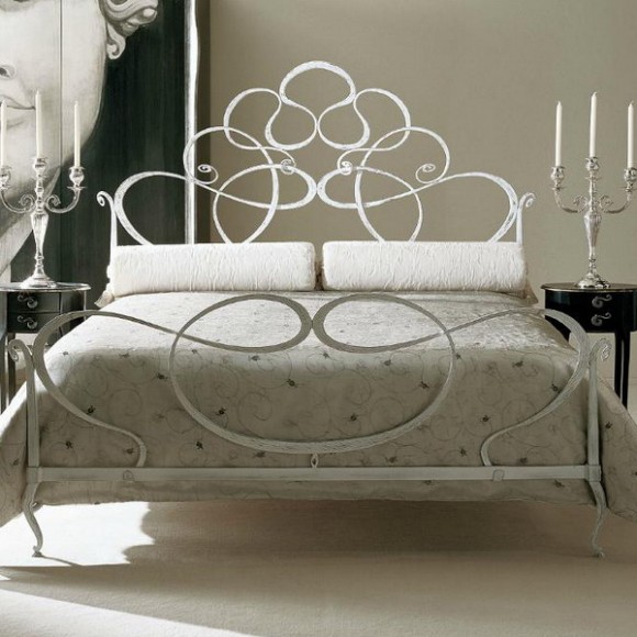 bedroom iron forged furniture