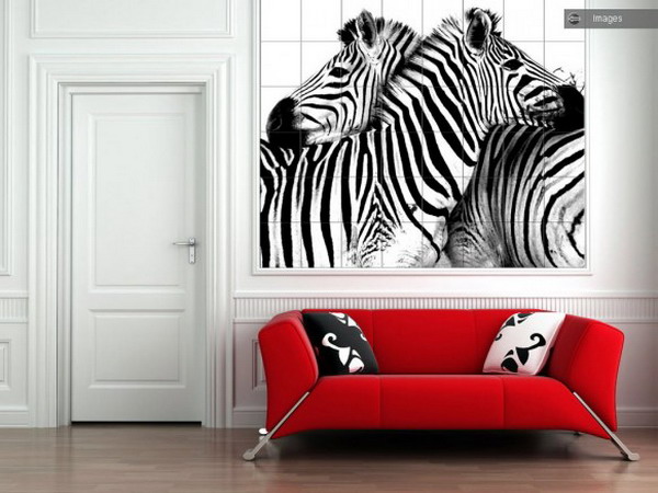 zebra print interior ideas