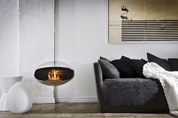 aeris stainless steel fireplace