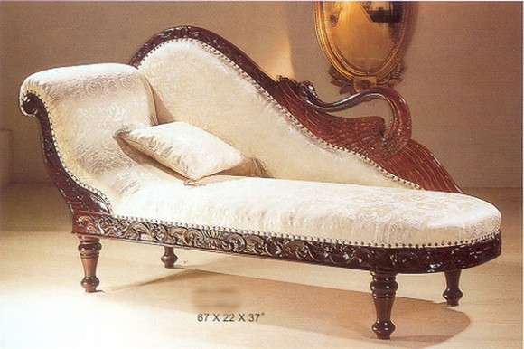 antique chaise longue