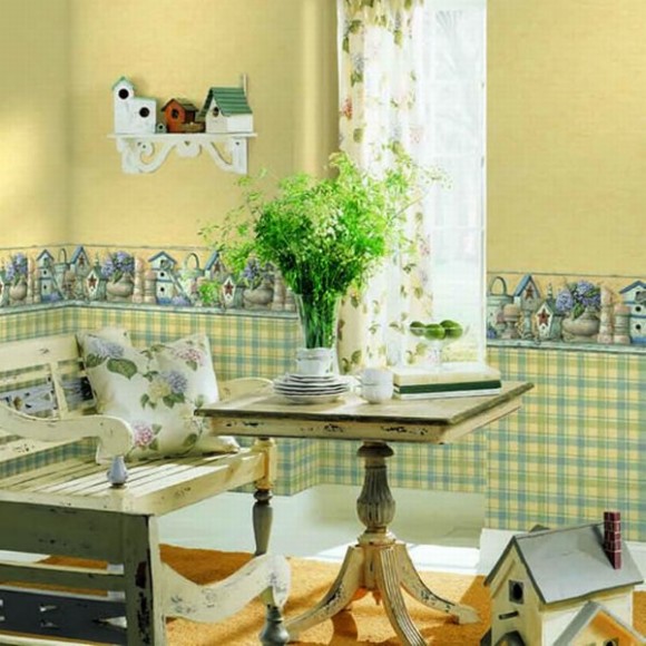 creative wallpaper for kitchen