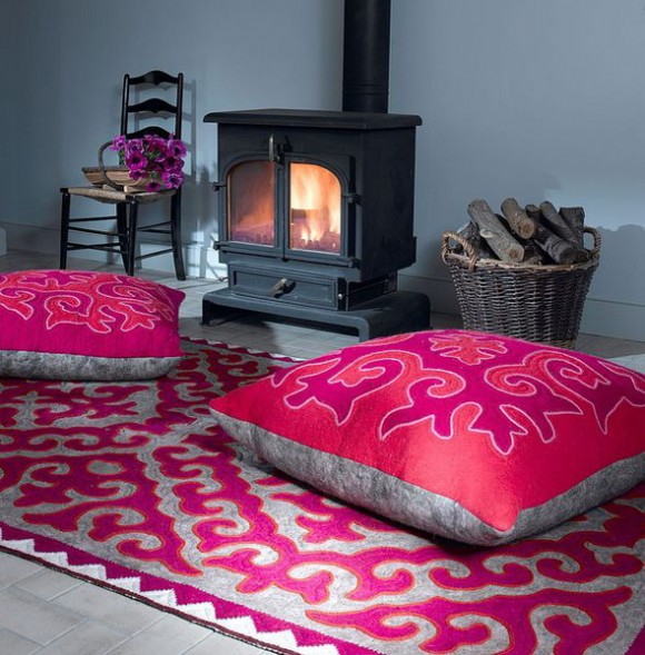 floor cushion ideas for living room
