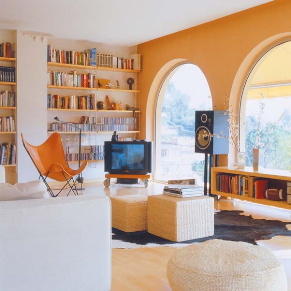 home living room library