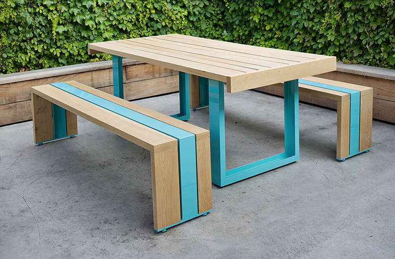 stylish outdoor table set