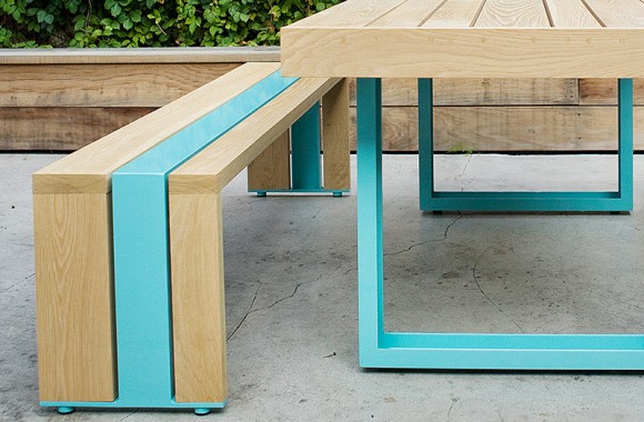 stylish outdoor table set