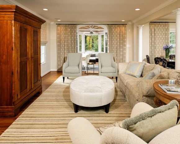 striped rug