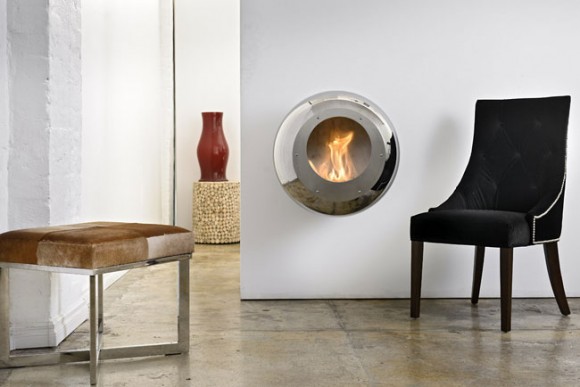 vellum stainless steel fireplace