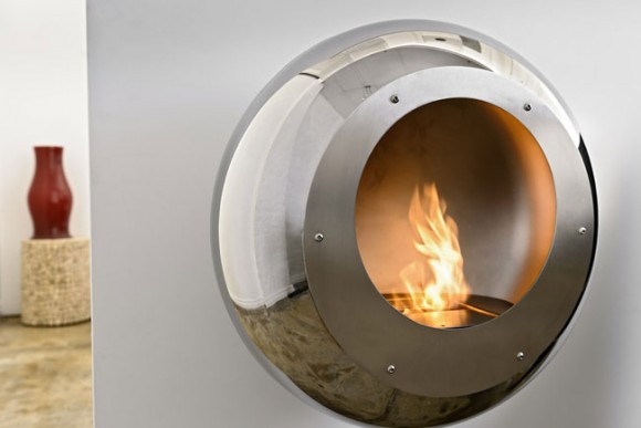 vellum stainless steel fireplace