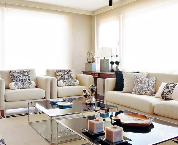 american style white living room ideas