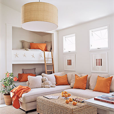 orange in modern home 01