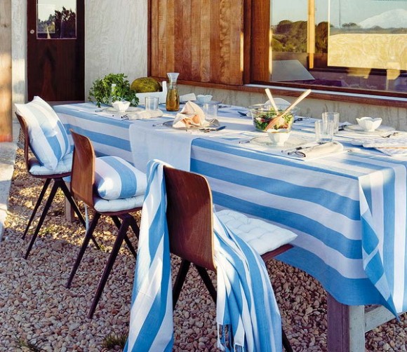 summer outdoor tablecloth aquatic themes 02