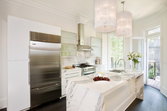 marble kitchen counter tops