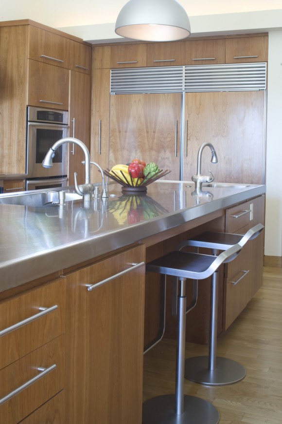 stainless steel kitchen counter tops