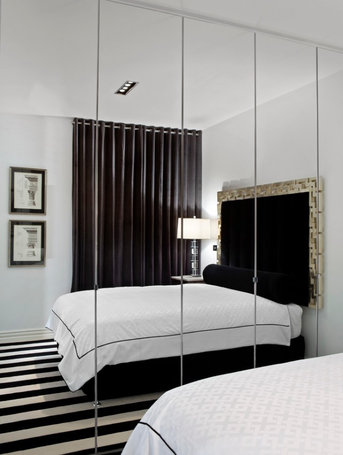 bedroom mirrored cabinets