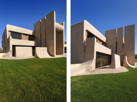 concrete house in madrid 07