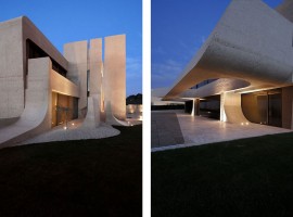 concrete house in madrid 16