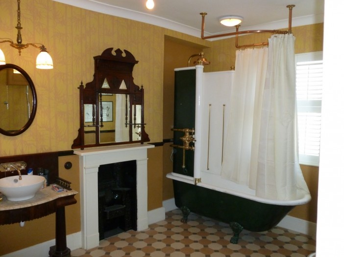 the victorian style bathroom