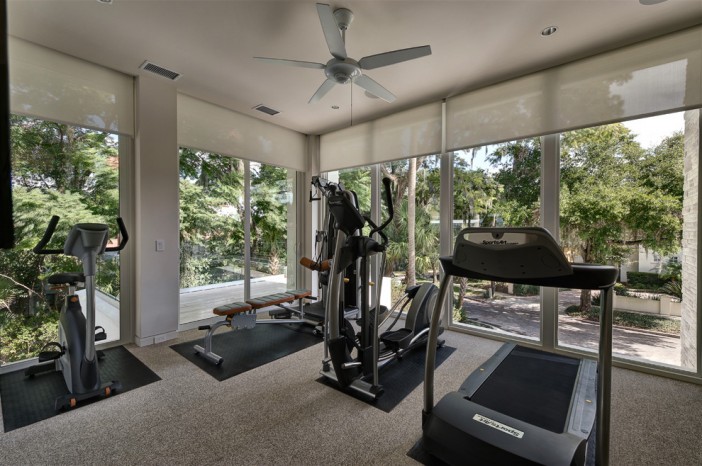 contemporary home gym by phil kean designs