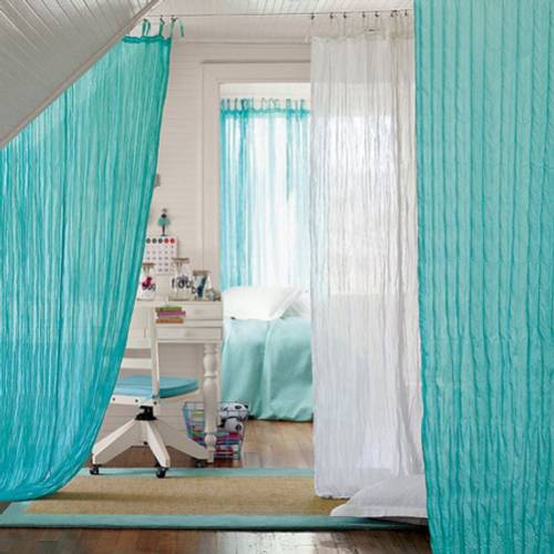 combine different shades of curtains