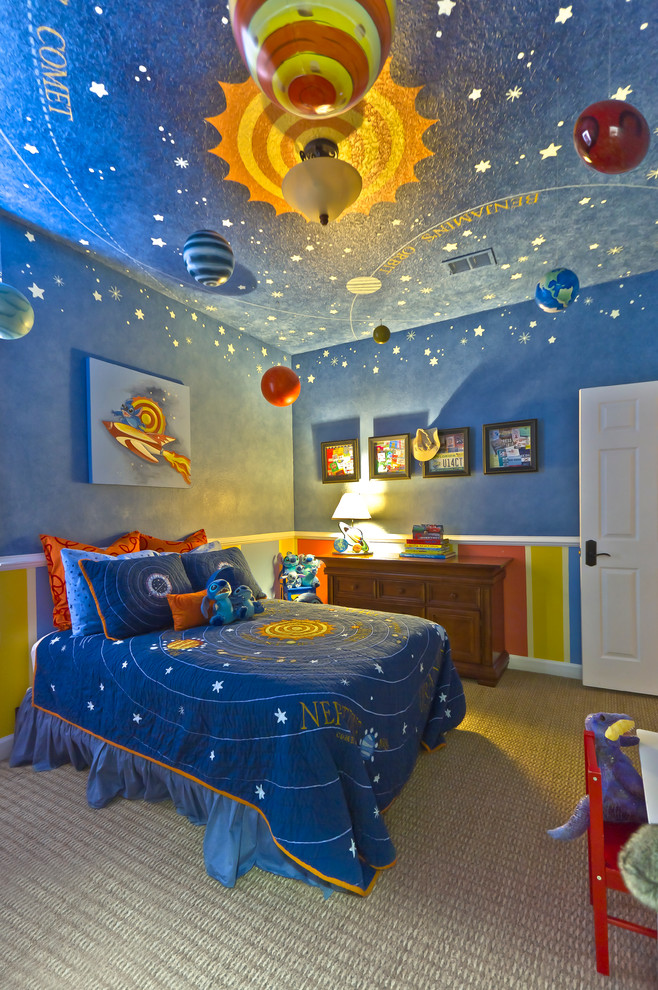 creative ceilings in the kid’s room