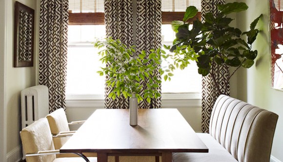eclectic dining room dc rowhouse