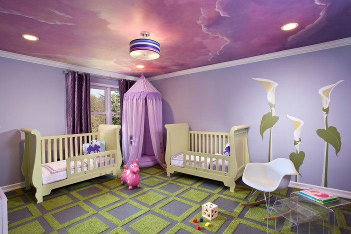 long island residence contemporary kids bedroom cielings