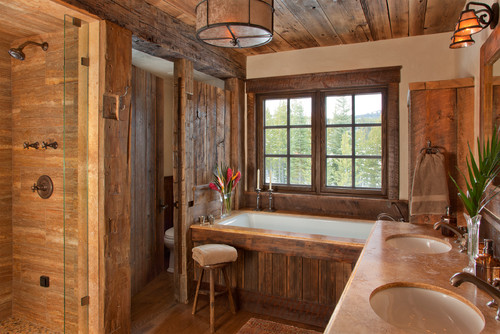 rustic-bathroom