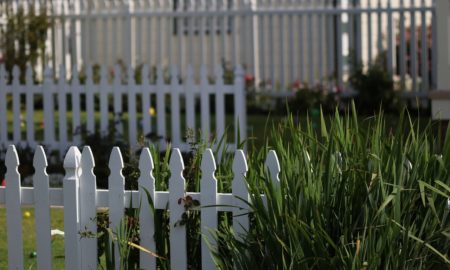 white picket fence