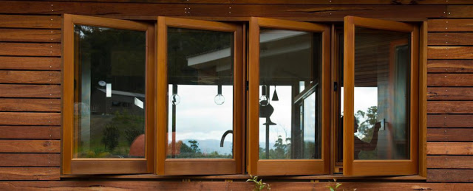 wooden windows