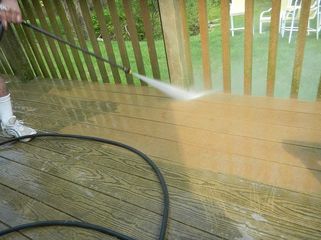 pressure washing