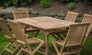 teak garden furniture which is hardy and strong