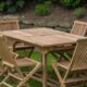 teak garden furniture which is hardy and strong